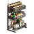 Factory Direct Kitchen Storage Rack Wall-Mounted Punch-Free Countertop Dual-Use Seasoning Rack Home Kitchen Storage Rack