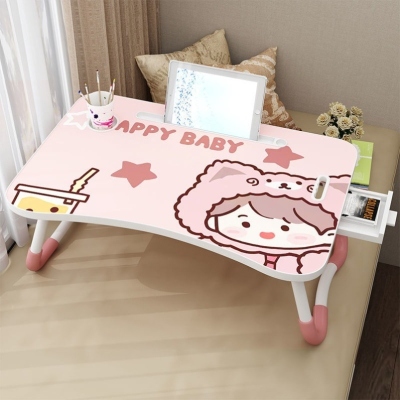 Bed Laptop Desk Desk Foldable Lazy Student Dormitory Children Dining Writing Small Table Study Table