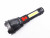 New Plastic 3W Flashlight Fixed Focus USB Charging Power Display Outdoor Strong Lighting Power Torch Flashlight Tube