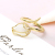 Opal Tulip Flower Open Ring Personality Fashion Minority Design Ring Korean Temperament Index Finger Ring Jewelry