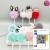 Fur Ball Gel Pen Korean Style Creative Bunny Cute Cartoon Unicorn Color Ball Plush Quick-Drying Pen