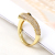 European and American Internet Hot Fashion Personalized Ring Metal Full Diamond Element Micro-Inlaid Opening Index Finger Ring Female Creative Wholesale