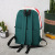 Wholesale 2019 New Canvas Backpack Four-Piece Set Korean Casual Fashion Contrast Color Student Schoolbag Shoulder Bag