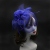 European and American New Retro Noble Bride Feather Flower Veil Billycock Hairpin Headdress Mesh Face Covering Accessories