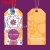 Yousheng Packaging Tag Custom Color Printing Tag Custom Simple Modern Tag Custom