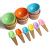 Ice Cream Ice Cream Bowl round Plastic Bowl Creative Tableware Children's Tableware Ice Cream Bowl Bowl Spoon 2-Piece Set with Spoon