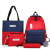 Wholesale 2019 New Canvas Backpack Four-Piece Set Korean Casual Fashion Contrast Color Student Schoolbag Shoulder Bag