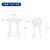 Folding Stool Portable Home Plastic Small Bench Outdoor Simple Small round Stool