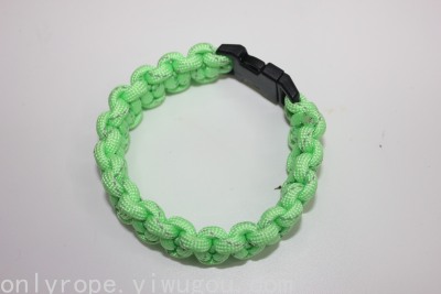 Parachute Cord Outdoor Survival Bracelet Wilderness Survival Bracelet Handmade Braided Rope