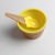 Ice Cream Ice Cream Bowl round Plastic Bowl Creative Tableware Children's Tableware Ice Cream Bowl Bowl Spoon 2-Piece Set with Spoon