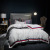 Six-Star Hotel Simple and Classic North American Horse Cotton Fabric Smooth Skin-Friendly High-End Elegant Four-Piece Set