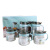 Kitchen Supplies Glass Oiler and Seasoning Jar Oiler Seasoning Containers Five-Piece Gift Box Factory Wholesale