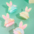 Youwu Good Product Cute Waffle Rabbit Ice Cup Cup with Straw