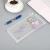Creative New Cute Ring File Bag Transparent Student Plastic Pencil Bag Information Bag Office Stationery