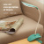 Student Learning Reading Lamp Charging Clip Folding Led Bedroom Bedside Book Lamp Dual-Purpose Charging and Plug-in Touch Dimming