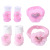 Foreign Trade Supply Bowknot Three-Dimensional Baby Socks Cute Princess European and American Baby Socks Hair Band Set