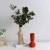 Modern Minimalist Ceramic Vase Rubber Effect Paint Flowers Dried Flower Flower Arrangement Vase Model Room Living Room Decoration Nordic Vase