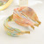 2022 Japanese and Korean New Knotted Hair Hoop Fashion Tie-Dye Cloth Headband Hairpin Female Online Influencer Face Washing Hair Tie F440