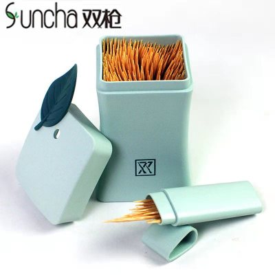 Suncha Bamboo Toothpick Set Home Use and Commercial Use Travel Carry-on Disposable Double-Headed Toothpick