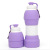 Travel Folding Water Bottle Soft Silicone Can Adjustable Cup Sports Outdoor Travel Portable Folding Cup Insulation Cute Water Bottle