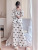 2021 New Pajamas Spring and Autumn Women's Long-Sleeved Trousers Ice Silk Sexy Internet Celebrity Ins Cute Loungewear Suit