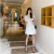 French Retro White Dress Fairy Suit Summer 2021 New Korean Style Fashion Best-Seller Internet Celebrity Short Skirt