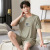 Summer Pajamas Men's Thin Modal Short-Sleeved Shorts Ice Silk Home Wear plus Size Two-Piece Suit