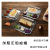 Multifunctional Tempered Glass Dish Transparent Household Tableware Food Dispatch Disk Fruit Plate Fish Dish Large Western Cuisine Plate Dumpling Plate