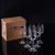 Factory Wholesale Kerui New Crystal Can Goblet Wine Glass Wine Glass Wine Set