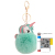 Factory Direct Sales Unicorn Fur Ball Keychain Rabbit Plush Pendant Stall Ornament Event Gift Car Pendant
