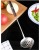 Suncha Colander 304 Stainless Steel Spatula Soup Spoon and Strainer Colander Household Kitchenware Long Handle Spatula