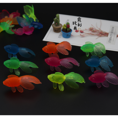 PVC Color Small Goldfish Gift Toy Capsule Toy