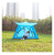 Factory Direct Sales Small Square Outdoor Camping Tent 3-4 People Super Large Camping Night Fishing Four Corners Double-Layer Tent