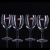 Green Apple Corey Lead-Free Red Wine Glass Sherry Glass Bordeaux Burgundy Crystal Small Goblet