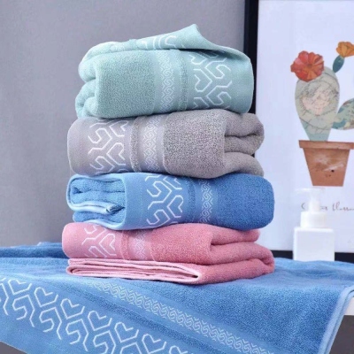 Yana Textile Special Offer Promotion Pure Cotton Thickened Adult Absorbent Non-Lint Bath Towel Towel