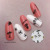 Joyme Manicures Decoration Nail Sticker Pink Bird Nail Stickers Simple Style Japanese Cute Sticker Factory Direct Sales