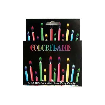 Colorful Flame Birthday Candle Cakeroom Creative Candles Festive Supplies Colored Candle