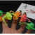 Funny Dinosaur Finger Stall PVC Toy Gift Capsule Toy Party