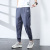 2021 Ice Silk Men's Pants Summer Loose Trendy Breasted Sweatpants Hong Kong Style Menswear Thin Casual Sports Trousers Men's
