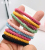 Simple Spiral Color High Elastic High Quality Rubber Band Hair Ring Head Hairtie Ponytail Hair Accessories Hair Accessories