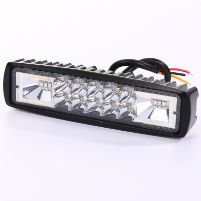 Off-Road Vehicle Forklift Reversing Auxiliary Light Work Light 48W Long Strip Red Yellow Blue White Flashing Warning Light