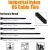 Heavy-Duty Cable Zipper Tape 22-Inch about 55cm Plastic Cable Tie Tensile Strength Multifunctional Zipper Black