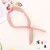 Diverse Silk Scarf Style Colorful Polka Dot Iron Wire Hair Band Headband Rabbit Ears Bow Hair Accessories Headwear Hairpin