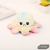 Double-Sided Expression Flip Face Change Cute Pendant Mood Reverse Turn Face Can Turn Face and Be Angry Small Octopus Figurine Doll