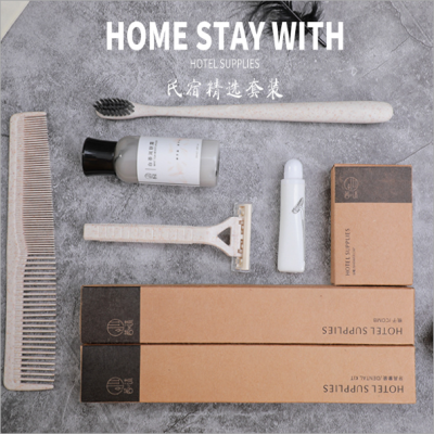 Hotel Disposable Supplies Tooth-Cleaners Comb Slippers Shampoo Toiletry Set B & B Hotel Currency Wholesale