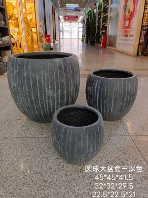 Cement Flowerpot Can Be Used for Outdoor Planting Plant Bonsai, Planting Succulent Garden Layout Fish Tank Flower Arrangement Vase