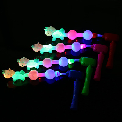 Flash Unicorn Music Swing Stick LED Luminous Toy Stall Night Market Hot Sale 2021 Hot-Selling New Arrival