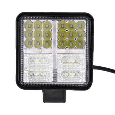 Automobile Led Working Lamp Cross-Border Cross-Type Flash New 17W Square/48WLED Car Lights