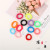 Candy Color High Elastic Towel Ring Hair Band Hair Rope Children's Adult Minimalist Rubber Band Hair Band