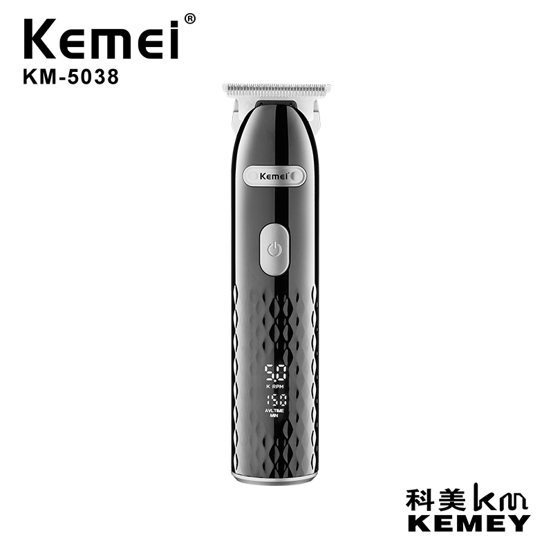 Cross-Border Factory Direct Supply Carving Scissors Kemei KM-5038 Electric Hair Clipper Plug-and-Play Hair Clipper Electric Clipper